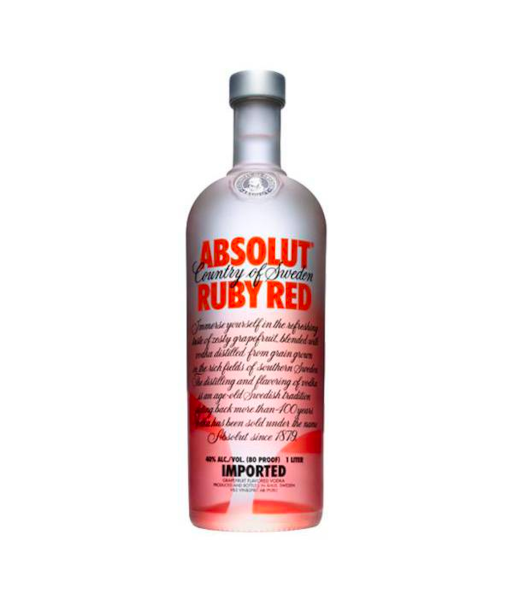 ABSOLUT RUBY RED VODKA