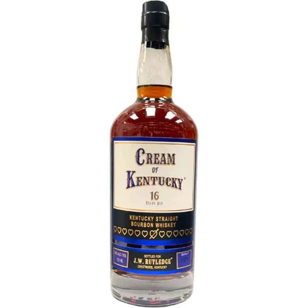 J. W. RUTLEDGE CREAM OF KENTUCKY 16 YEAR OLD STRAIGHT BOURBON 750 ML