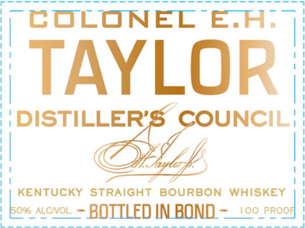Colonel E.H Taylor Distiller's Council Straight Kentucky Bourbon Whiskey 750ml