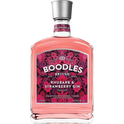 Boodles Rhubarb Strawberry Gin - Liquor Stars