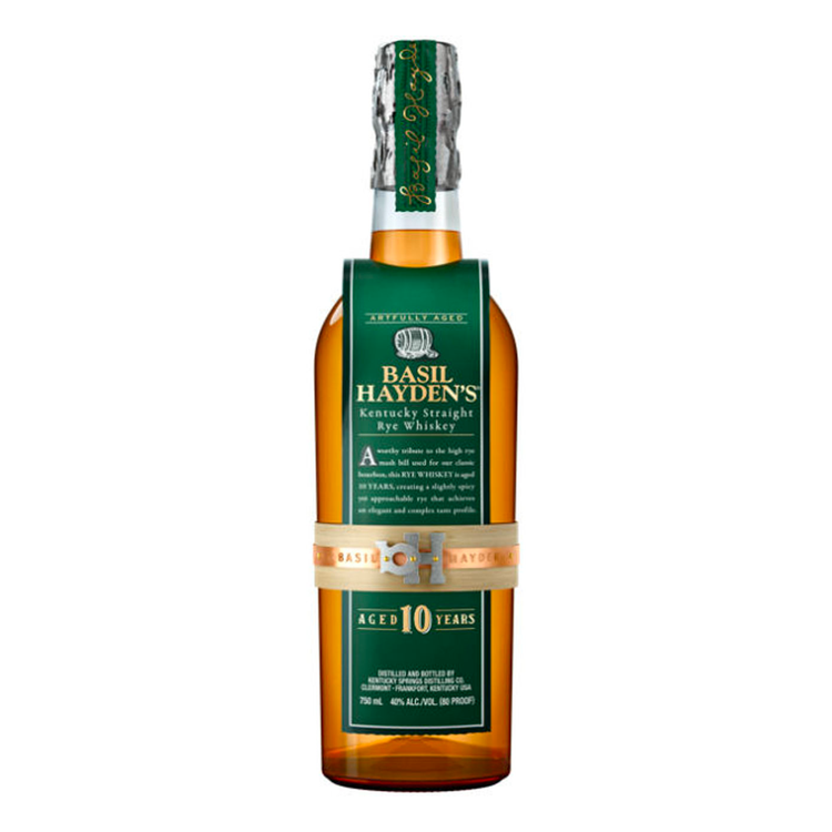 Basil Hayden's 10 Year Old Rye Whiskey - Liquor Stars