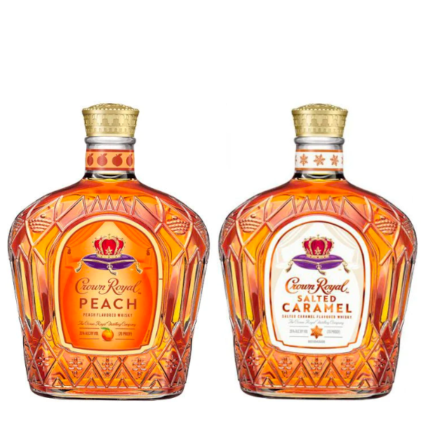 Crown Royal Peach & Salted Caramel Bundle - Liquor Stars