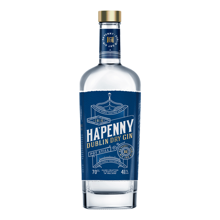 Ha'Penny Dublin Dry Gin - Liquor Stars
