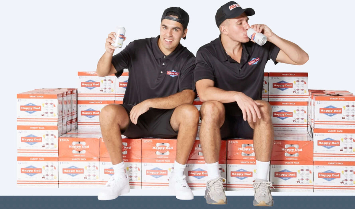 Happy Dad Seltzer Variety 12 Pack by Nelk Boys - Liquor Stars
