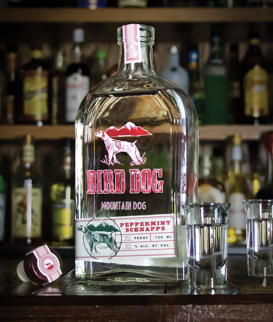 Bird Dog Mountain Dog Peppermint Schnapps - Liquor Stars
