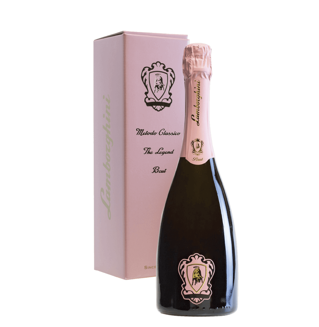 Lamborghini: Metodo Classico Rosè "The Legend" with Gift Box - Liquor Stars