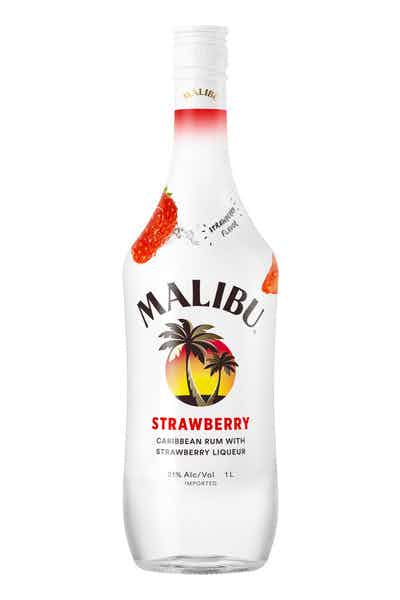 Malibu Strawberry Rum - Liquor Stars