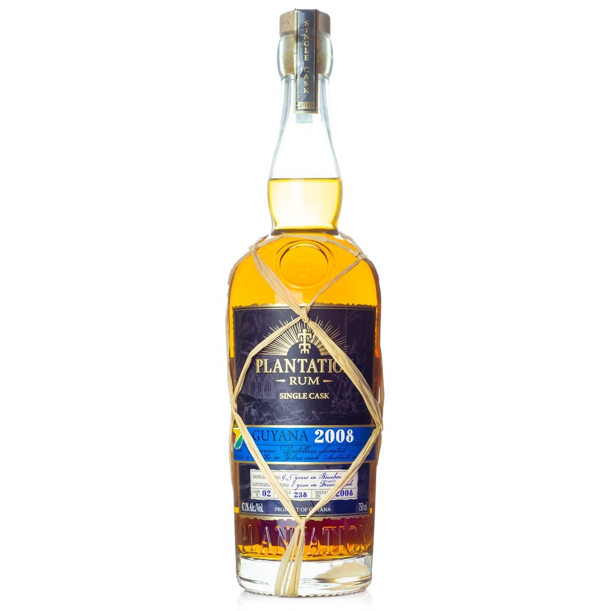 Plantation Aged Rum Single Cask Zebra Cask 2008 Guyana - Liquor Stars