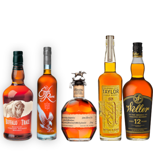 Buffalo Trace, Eagle Rare, Blanton's, E.H. Taylor Single Barrel, Weller 12 Year Bundle