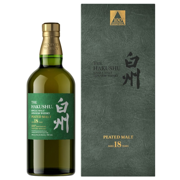 Hakushu 18 Limited Edition シングルモルトウイスキー The Hakushu 18 Year Peated Malt 100th Anniversary Limited Edition