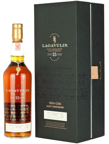Lagavulin 25 Year Old 200th Anniversary Single Malt Scotch Whisky 700ml