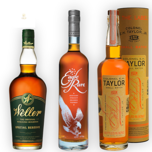 Weller Special Reserve, Eagle Rare, E.H. Taylor Small Batch Bundle
