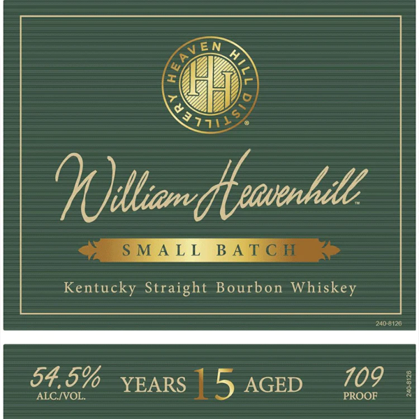 William Heavenhill Small Batch 15 Year Kentucky Straight Bourbon (109 proof)