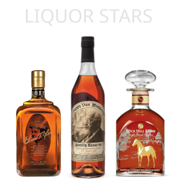 Pappy Van Winkle 15 Year, Elmer T. Lee Single Barrel, & Rock Hill Farms Bundle