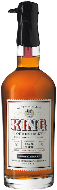 BROWN FORMAN'S KING OF KENTUCKY SINGLE BARREL KENTUCKY STRAIGHT BOURBON 2018 RELEASE