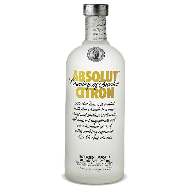 Absolut Citron Vodka - Liquor Stars
