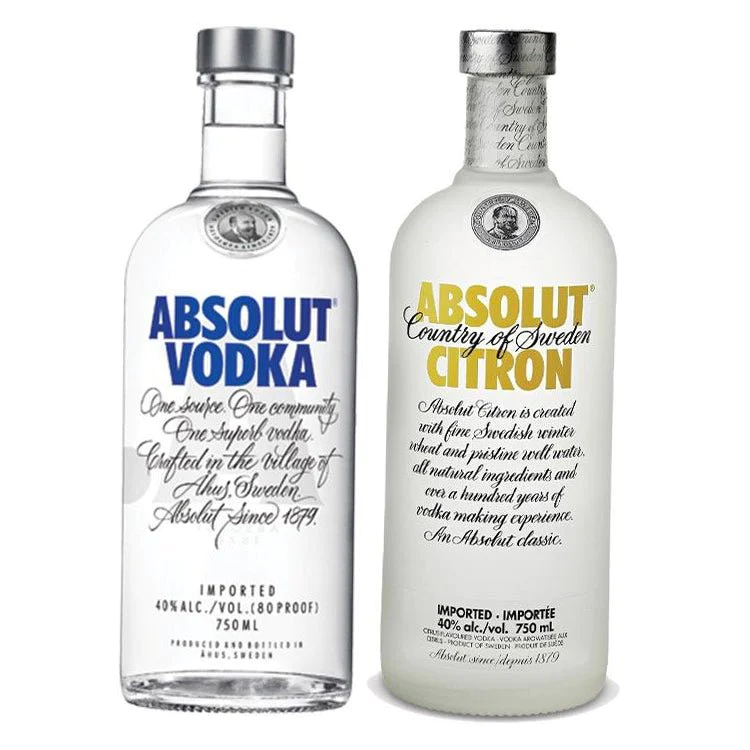 ABSOLUT Vodka & Citron Bundle - Liquor Stars