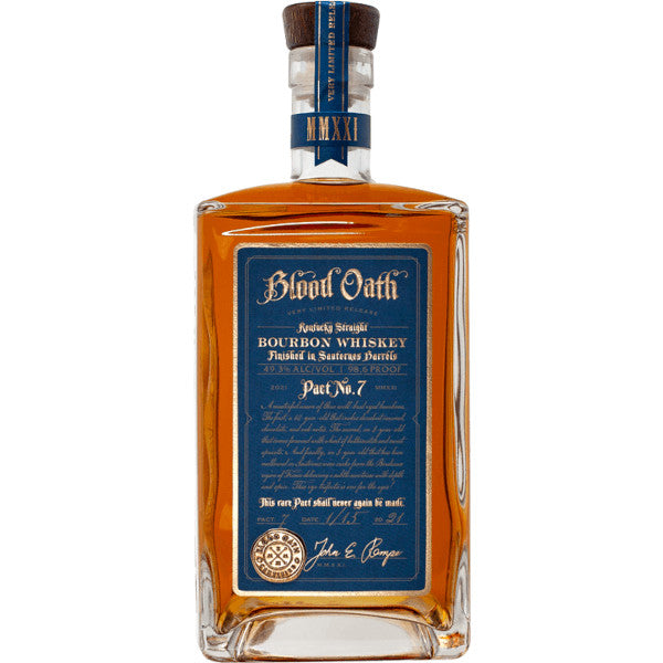 Blood Oath Pact 7 Kentucky Straight Bourbon Whiskey - Liquor Stars