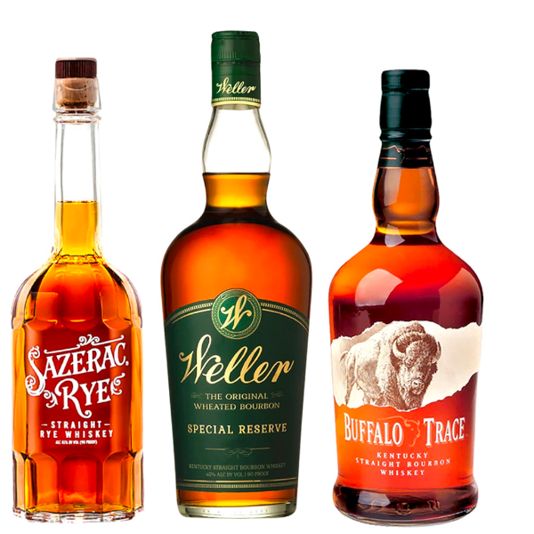 W.L. Weller Special Reserve & Buffalo Trace Bourbon & Sazerac Rye Bundle - Liquor Stars