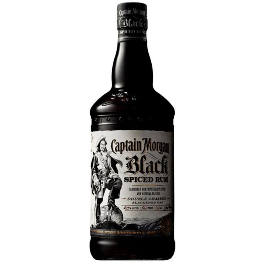 Captain Morgan Black Spiced Rum - Liquor Stars