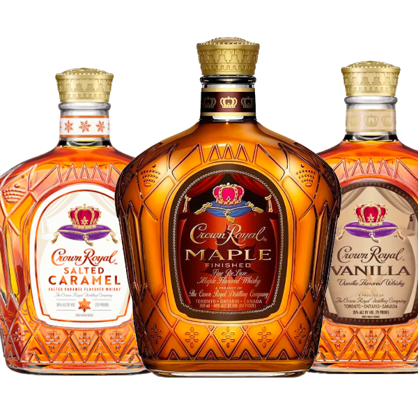 Crown Royal Salted Caramel, Crown Royal Maple, Crown Royal Vanilla Bundle - Liquor Stars