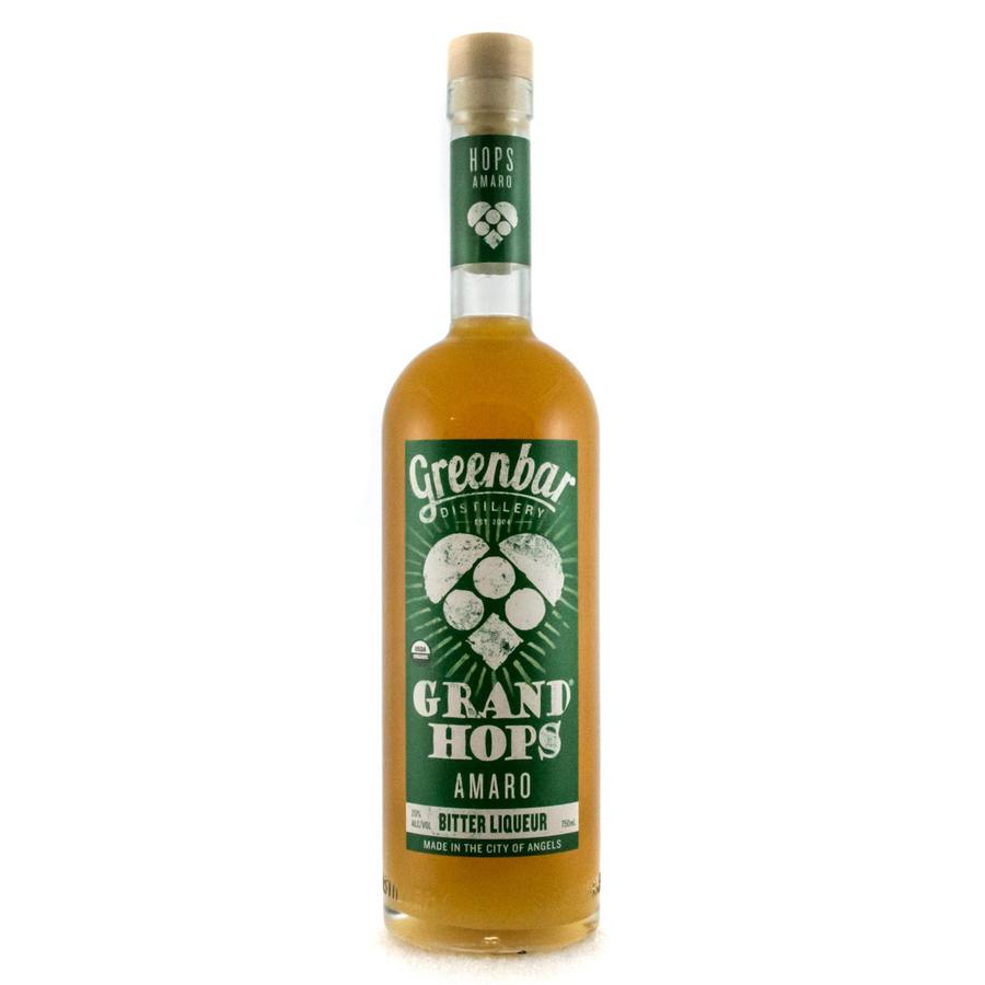 Greenbar Distillery Grand Hops Amaro Organic Bitter Liqueur - Liquor Stars