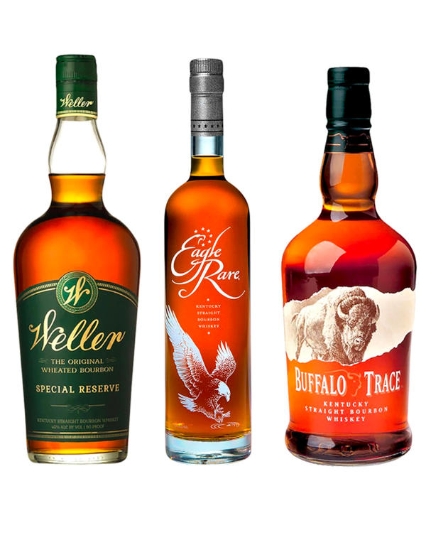 W.L. Weller Special Reserve & Eagle Rare 10 Year & Buffalo Trace Bourbon Bundle - Liquor Stars