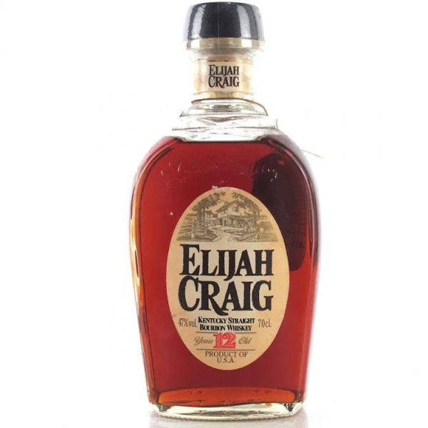 Elijah Craig 12 Year Old 1990s - Liquor Stars
