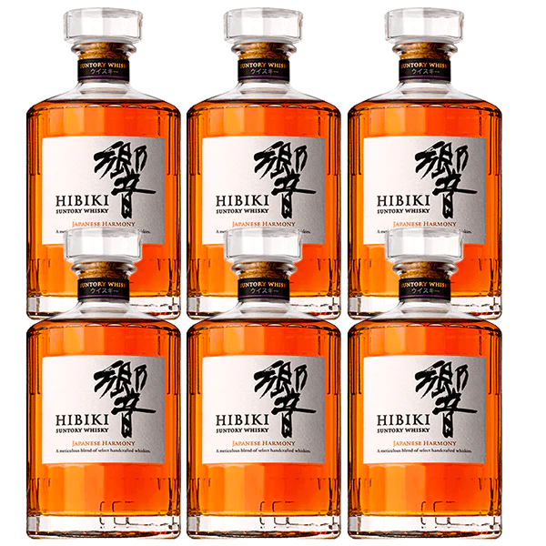 Hibiki Japanese Harmony Whisky 6 Pack Bundle - Liquor Stars