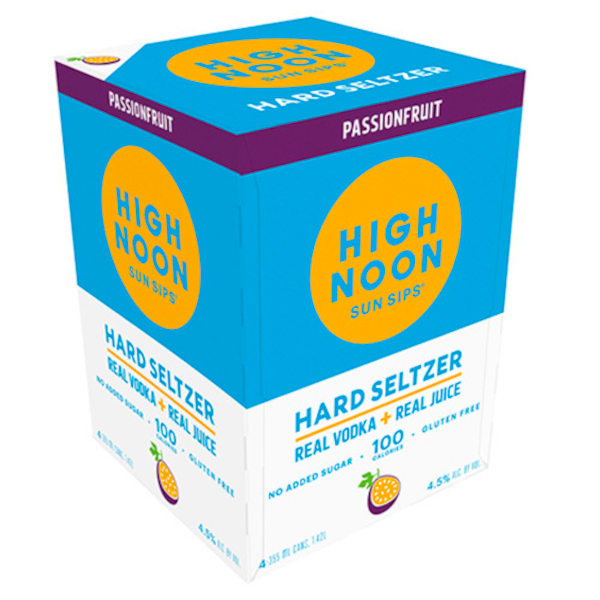 High Noon Passion Fruit 4pk - Liquor Stars
