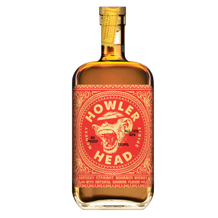Howler Head Banana Infused Kentucky Straight Bourbon Whiskey - Liquor Stars