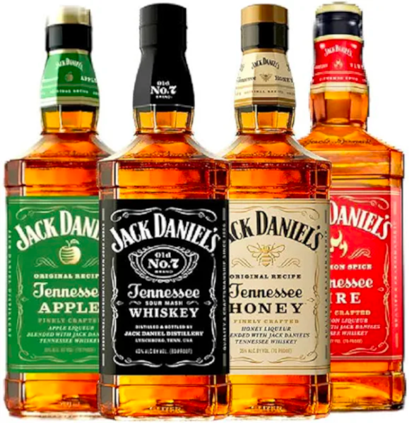 Jack Daniels 4 Pack Bundle | Liquor Stars