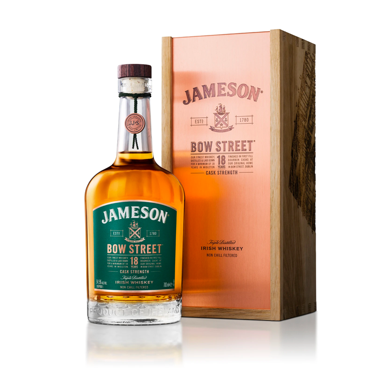 Jameson Bow Street Cask Strength 18 Year Irish Whiskey - Liquor Stars