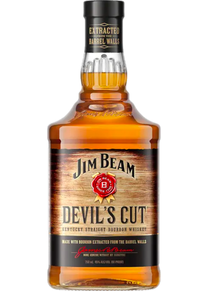 Jim Beam Devil's Cut Bourbon Whiskey - Liquor Stars