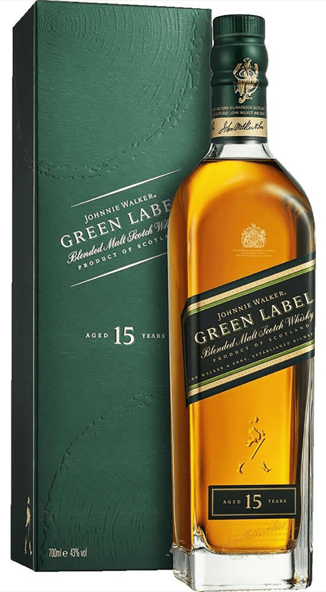 Johnnie Walker Green Label 15 Year Old - Liquor Stars