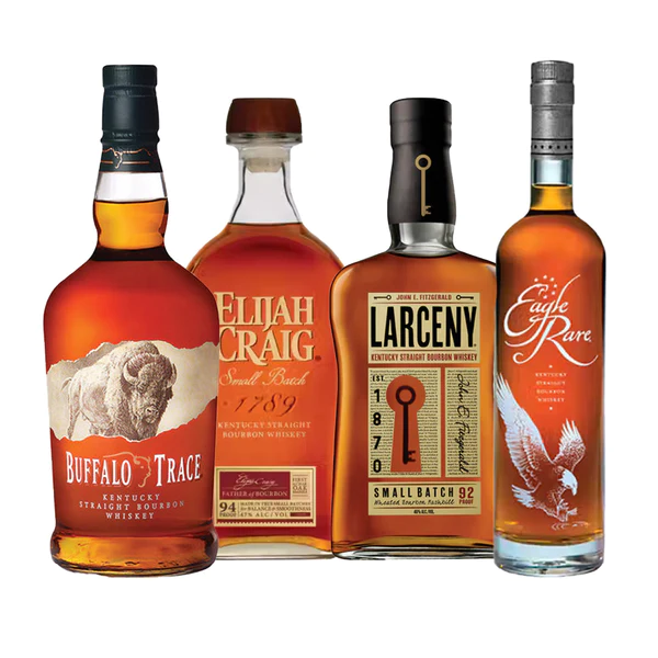 Buffalo Trace, Elijah Craig Small Batch, Larceny Small Batch, Eagle Rare 10 Year Bundle - Liquor Stars