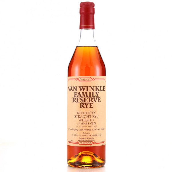 VAN WINKLE FAMILY RESERVE 13 YEAR STRAIGHT RYE - Liquor Stars