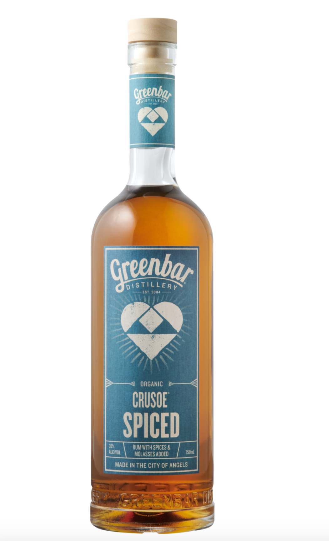 Greenbar Distillery Crusoe Spiced Rum - Liquor Stars
