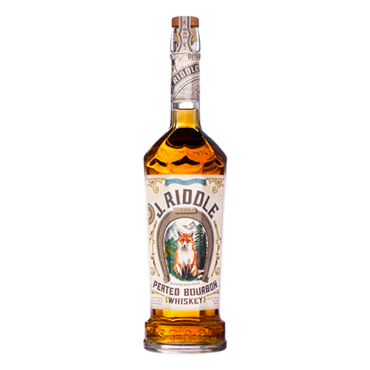 Two James J. Riddle Peated Bourbon - Liquor Stars