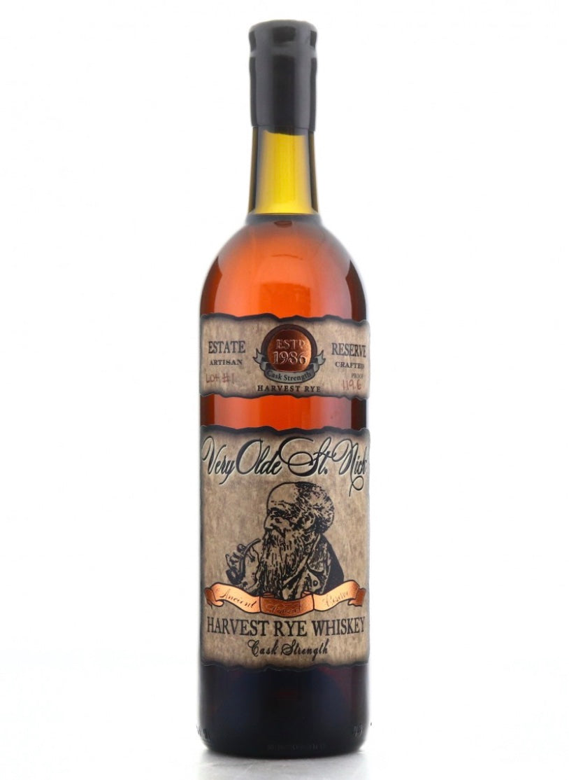 Very Olde St. Nick Harvest Rye Whiskey - Liquor Stars