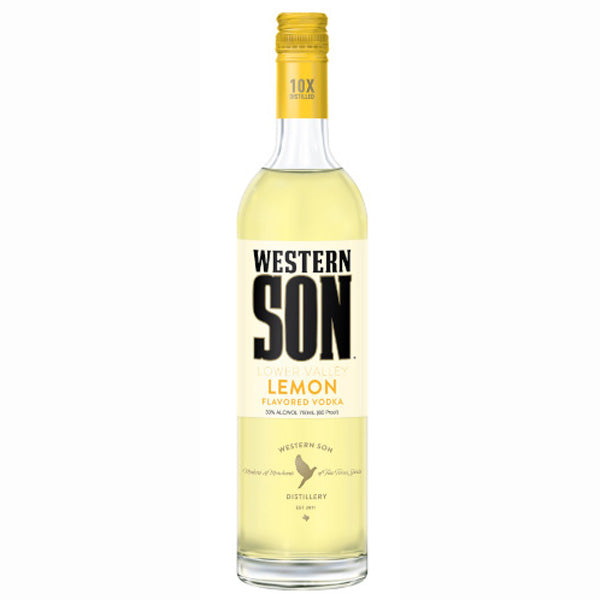 Western Son Lemon Flavored Vodka - Liquor Stars