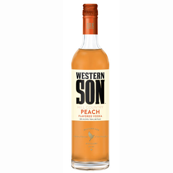 western son peach flavored vodka - Liquor Stars