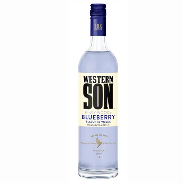 Western Son Blueberry Flavored Vodka - Liquor Stars