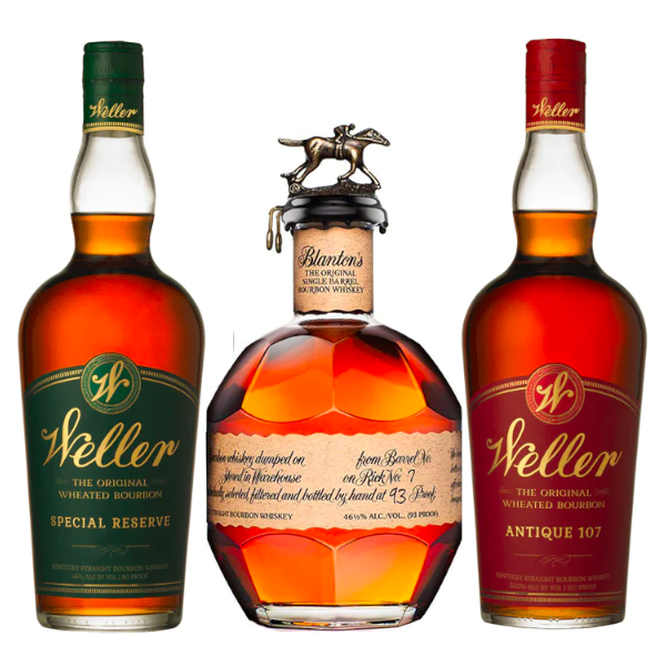 W.L. Weller Special Reserve & Blanton's Bourbon & W.L. Weller Antique 107 Bundle - Liquor Stars
