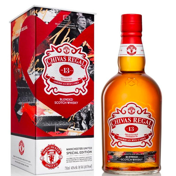 Chivas Regal 13 Year Manchester United Edition - Liquor Stars