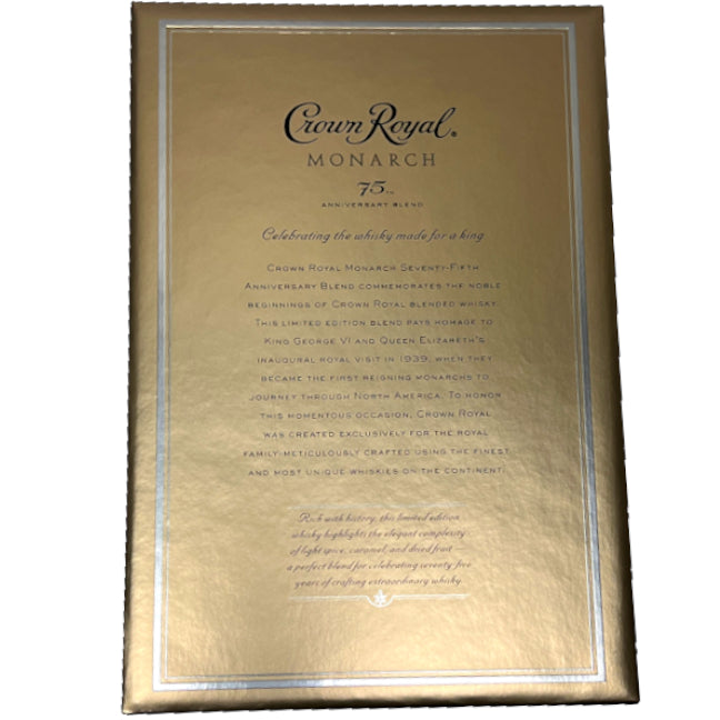Crown Royal Monarch 75th Anniversary - Liquor Stars