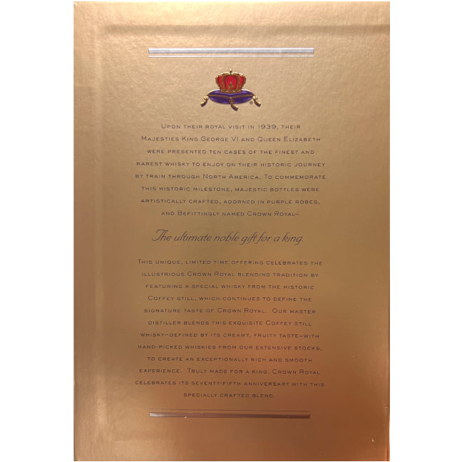 Crown Royal Monarch 75th Anniversary - Liquor Stars