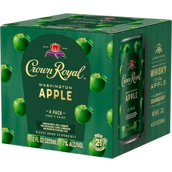 Crown Royal Washington Apple 4pk Cans - Liquor Stars