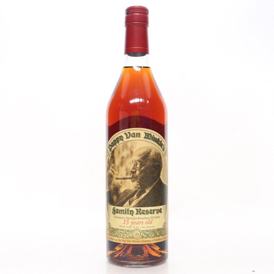 Pappy Van Winkle 15 Year Bourbon Red Foil - Liquor Stars