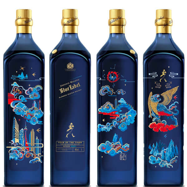 Johnnie Walker Blue Label Year of the Tiger Limited Edition - Liquor Stars